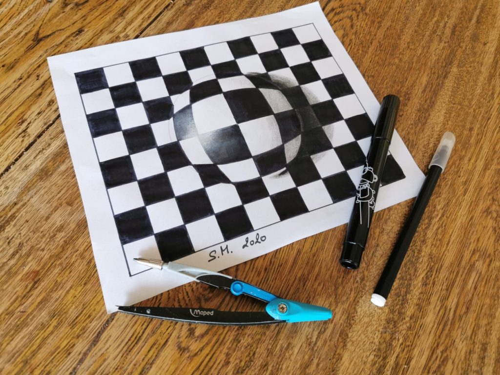 Dessin Trompe L Oeil Facile A Faire Sur Feuille Débuter l'effet 3D en dessin ! - Le Dessin Facile